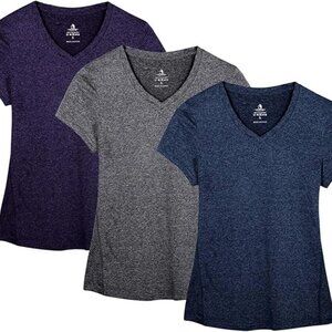 Women's Icyzone Workout Shirt Set - XL - New